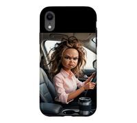 Carcasa para iPhone XR Driving To Work Meme Funny