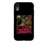 Carcasa para iPhone XR Drop Dead Magnífico Humor Oscuro Goth Glam Mujeres Zombi Undead