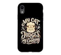 Carcasa para iPhone XR Dueño de Gato Mi Gato jueces cocinando Amante de los Gatos Chef