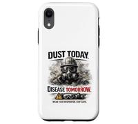 Carcasa para iPhone XR Dust Today, Disease Tomorrow | Conciencia sobre la Seguridad respiratoria