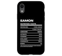 Carcasa para iPhone XR Eamon Datos de Nutrición Nombre Gracioso