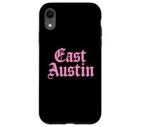 Carcasa para iPhone XR East Austin Texas 512 737 Activismo artístico Mexicano Americano Rosa