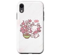Carcasa para iPhone XR Easter Bunny Pink Sakura Flower Cute Japanese Cherry Blossom
