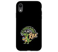 Carcasa para iPhone XR Eastersaurus Rex Funny T-Rex - Orejas de Conejo de Pascua para niños y niños
