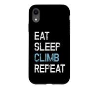 Carcasa para iPhone XR Eat Sleep Climb Repeat Escalada Deportiva Trepar
