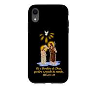 Carcasa para iPhone XR EIS o Cordeiro de Deus Joao 1:29. Versión Portuguesa