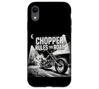 Carcasa para iPhone XR El Brutal Regalo de Estilo de Vida de un Motociclista gobierna la Carretera