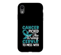 Carcasa para iPhone XR El cáncer escogió el Cuello uterino Equivocado para ensuciar con una Cinta de Conciencia