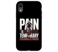 Carcasa para iPhone XR El Dolor es ciclocross Temporal para Siempre Bicicleta ciclocross Bicicleta