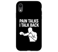 Carcasa para iPhone XR El Dolor Habla I Talk Back mentalidad de Boxeo