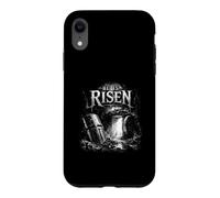 Carcasa para iPhone XR Él es resucitado Resurrección Cristiana Resurrección Tumba Escena