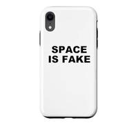 Carcasa para iPhone XR El Espacio es Falsa y Divertida teoría de la conspiración