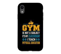 Carcasa para iPhone XR El Gimnasio no es una asignatura Educación física del Profesor Educación física