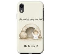 Carcasa para iPhone XR Él ha resucitado Resurrección Cristiana de Pascua