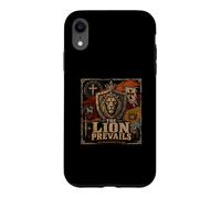 Carcasa para iPhone XR El león prevalece Apocalipsis 5 5 León Cristiano