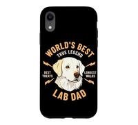 Carcasa para iPhone XR El Mejor dueño de Perro White Lab Dad True Legend del Mundo