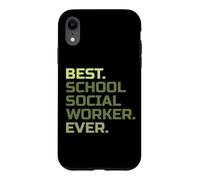 Carcasa para iPhone XR El Mejor Trabajador Social Escolar jamás enseñado a educar al Maestro