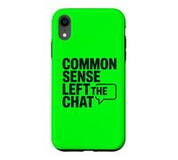 Carcasa para iPhone XR El Sentido común Antisocial dejó el Chat Anti Gente estúpida