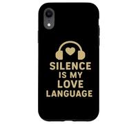 Carcasa para iPhone XR El Silencio es mi lenguaje de Amor