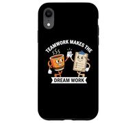 Carcasa para iPhone XR El Trabajo en Equipo Hace Que el Trabajo soñado Cita Humor Team Building