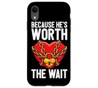 Carcasa para iPhone XR Él Vale la pena Esperar Marido Novio cárcel Prisionero preso