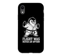 Carcasa para iPhone XR El Vuelo de pingüino Nunca fue una opción Divertida Karate MMA