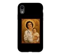 Carcasa para iPhone XR Elegante Icono católico de Santa Gianna Beretta Molla