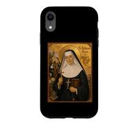 Carcasa para iPhone XR Elegante Icono católico de Santa Katharine Drexel