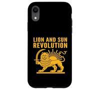 Carcasa para iPhone XR Emblema Antiguo de la Herencia Persa de la revolución del León y el Sol