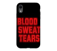 Carcasa para iPhone XR Emblema de Sangre roja, Sudor y lágrimas para niños y niñas