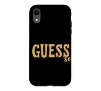 Carcasa para iPhone XR Emblema Guess So