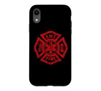 Carcasa para iPhone XR Emergency Medical Services EMS EMR EMT Firefighter Paramedic