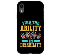 Carcasa para iPhone XR Encuentre la Habilidad en Autismo por discapacidad