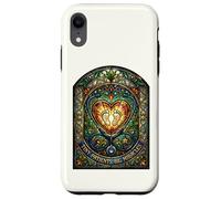 Carcasa para iPhone XR Enfermera pediátrica Pequeños Pacientes Grandes Milagros Vidrieras