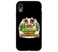 Carcasa para iPhone XR ¿Ensalada? Te refieres a lo Que Come mi Comida Funny Carnivore Diet Cow