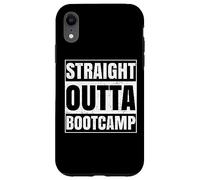 Carcasa para iPhone XR Entrenamiento Divertido Straight Outta Boot Camp