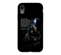 Carcasa para iPhone XR Epic Bible Verse Christian Graphic - Put on The Armor of God
