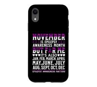 Carcasa para iPhone XR Epilepsy Awareness Products Gifts Fight Epilepsy Warrior