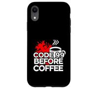 Carcasa para iPhone XR ER Nurse Code 99 Before Coffee Medical Humor