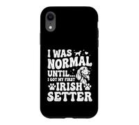 Carcasa para iPhone XR Era Normal hasta Que conseguí mi Primer Setter irlandés - Setter Rojo
