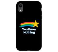 Carcasa para iPhone XR Es Curioso, no Sabes Nada, Rainbow Shooting Star