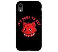 Carcasa para iPhone XR Es Punk Llorar lágrimas de Gato