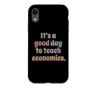 Carcasa para iPhone XR Es un Buen día para enseñar economía, Profesor docente