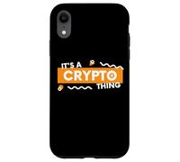 Carcasa para iPhone XR Es una Cosa criptográfica BTC Alt Coin Trader Blockchain Crypto