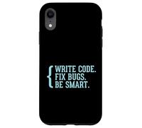 Carcasa para iPhone XR Escriba código, corrija Errores, Sea un desarrollador Inteligente de programación y codificación