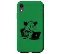Carcasa para iPhone XR Escribir zarigüeya estresada en el Soporte técnico del Ordenador portátil