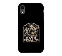 Carcasa para iPhone XR Escudo Cruz Cristiano El Camino Permanece Montaña