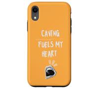 Carcasa para iPhone XR Espeleología alimenta mi corazón Cave Explorer Espeleología Pasatiempo