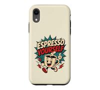 Carcasa para iPhone XR Espresso Yourself Divertido Estilo Vintage Café Comic Retro Art