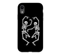 Carcasa para iPhone XR Esqueleto Bailando Skelet Dance Skull Party Funny Halloween